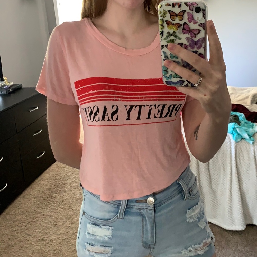 “ pretty sassy” crop top